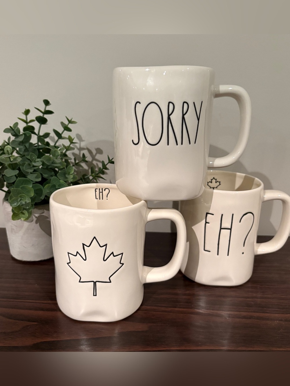 RAE DUNN Set of 3 Canada mugs 🇨🇦